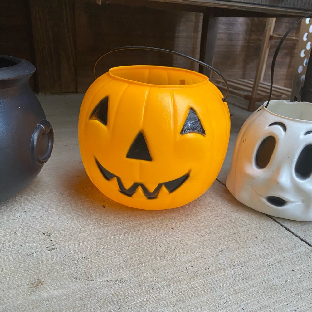 Vintage blow mold bundle of three